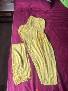 Yellow Salwar Dupatta Set