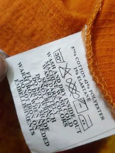 Style Union Solid Ornge Crop Top