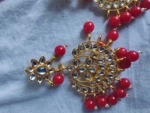 KUNDAN CHOKER SET HEAVY FULL NECK COVER