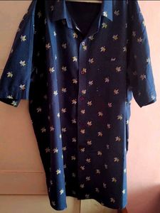 Accox Cotton Linen Printed Shirt 44 XXL - Set Of 2