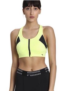 PUMAWomen Sports Lightly Padded Bra (Yellow)