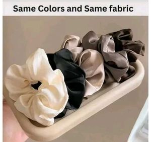"Velvet Aura: The Luxe Scrunchie Set"