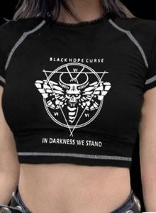Black Trendy crop Top