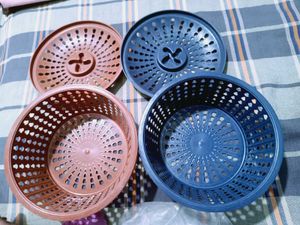 New Casrole N Plastic Basket Free