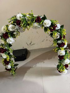 Floral Arch Ganpati Decoration New