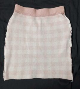 Pink Gingham Knit Set