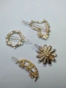 5 pcs Stone Butterfly claw with Korean Style Clip