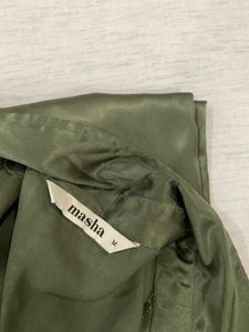 Green Masha Co Ord Satin
