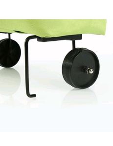 Green Polka Dot Rolling Tote