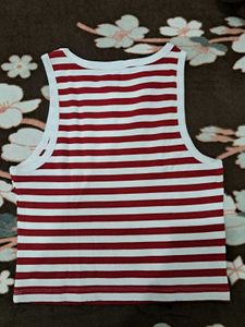 Striped Crop Tank Top