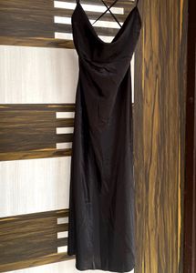 ✨ H&amp;M Black Satin Slip Dress ✨