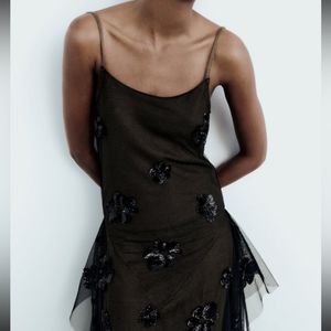 New Zara Celeb Style Gala Runway Maxi Dress