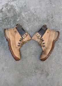 Tan Leather Hiking Boots