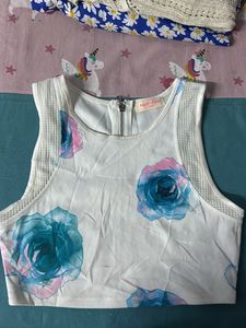 White Crop Top