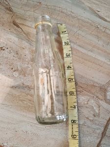 Pair Of Kitchen Glass Bottle