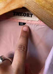 Peach Shirt Dress