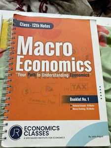 Economics Notes Class 12 By Jr