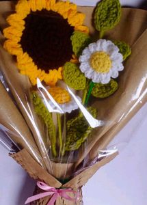 Crochet Sunflower and Da Flower Bouquet 💐