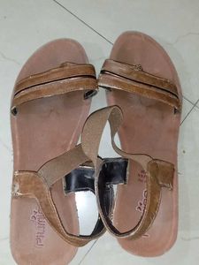 Brown High Heeled Sandals