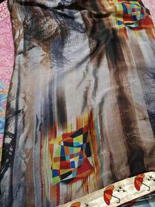 Colorful Printed Saree