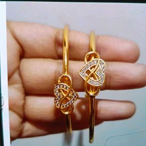 GOLD PLATED BANGLE ( Pair of 3 )