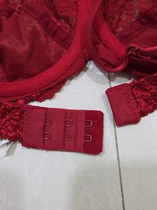Red Lace Bra
