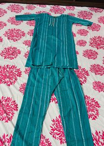 Striped Kurta Set