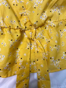 Floral Yellow Top