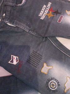 Stylish Boys' Design Jeans