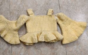 💛Crochet Sweetheart-neck Top💛