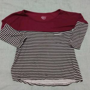 WOMEN STRIPED T SHIRT