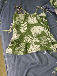 Leaf Print Lounge Set