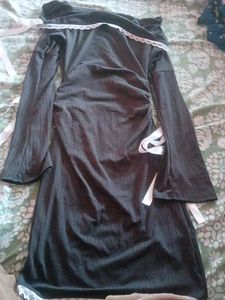 Chic Black Mini Bodycon Dress