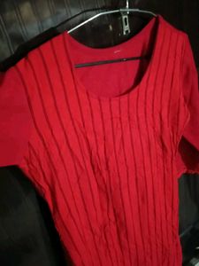 Red Striped Top