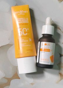 Dot &amp; Key Sunscreen &amp; Plum Vitamin C Serum