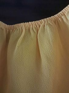 Yellow Off-Shoulder Ruffle Top