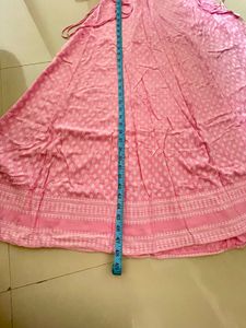 Pink Round Kurti