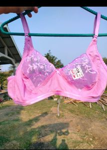 Pink Net Bra