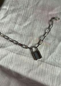 Lock Charm Chain Necklace