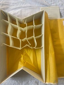 Fabric Multicompartment Foldable Storage Bag