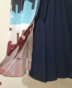 Pleated Maxi Skirt