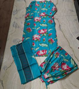 Floral Kurta with afghani pants