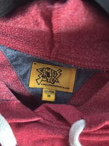 Campus Sutra Red Hoodie