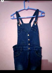 Denim Overalls Jumpsuit