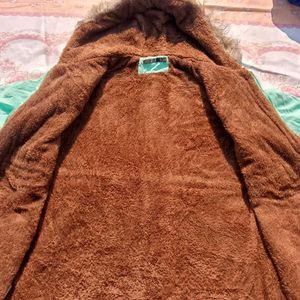 Women’s Mint Green Winter Jacket | Fur Hood