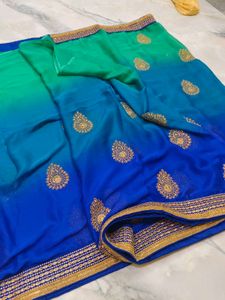 Multi Colour Saree With Blouse