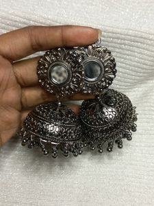 Oxidized Jhumka