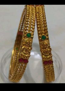 Gold Plated Bangle Set