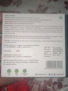 La Pink Vanilla Lip Care