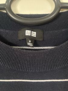 Uniqlo stripe knitted top